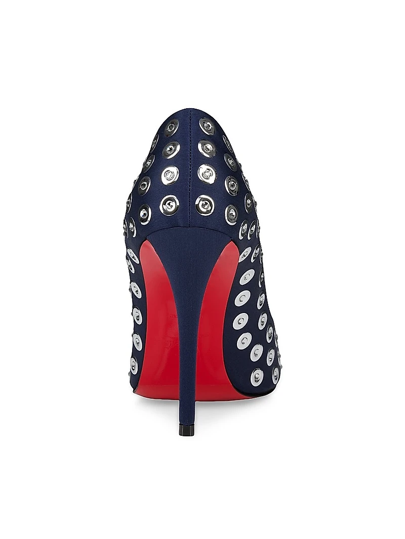 Miss Z 100 MM Satin Boum Mirror Pumps