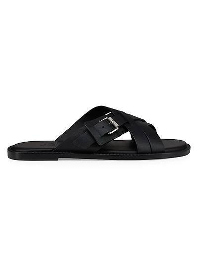 Emircross Leather Mules