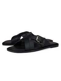 Emircross Leather Mules