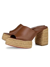 Calakala Leather 85MM Mules