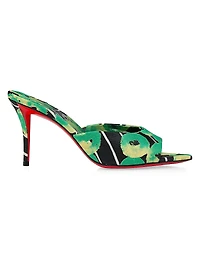 Miss Z 80MM Canvas Mule Sandals