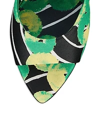 Miss Z 80MM Canvas Mule Sandals
