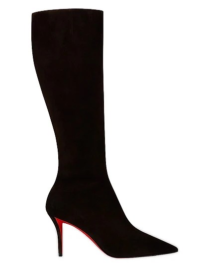 Miss Z Botta 80MM Velvet Calf Knee High Boots