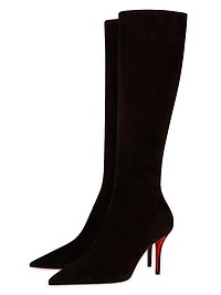 Miss Z Botta 80MM Veau Velours Calf Knee High Boots