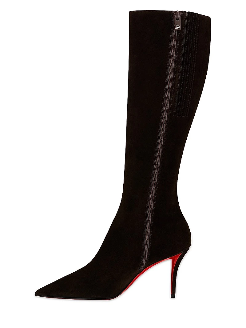 Miss Z Botta 80MM Veau Velours Calf Knee High Boots