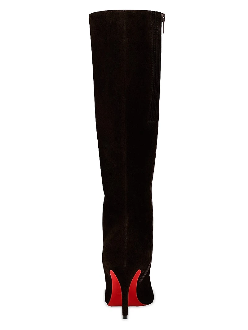 Miss Z Botta 80MM Veau Velours Calf Knee High Boots