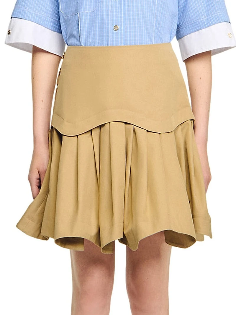 Short Ruffled Skirt