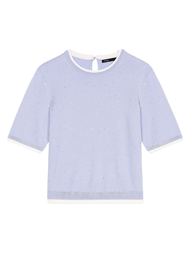 Wool Short-Sleeve Jumper
