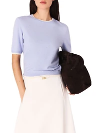 Wool Short-Sleeve Jumper