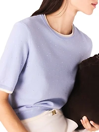 Wool Short-Sleeve Jumper