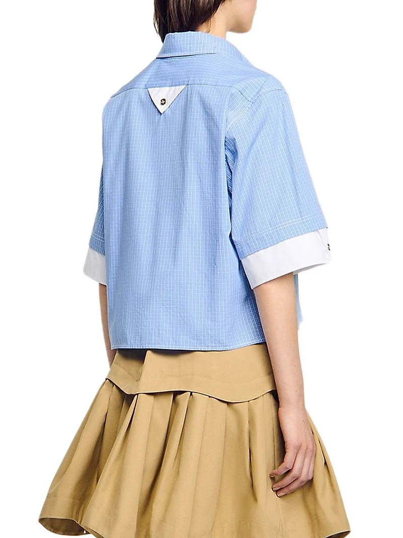 Oversized Check Shirt