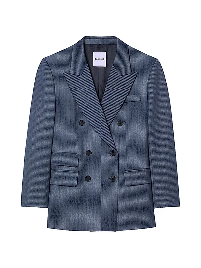 Striped Tailored Jacket