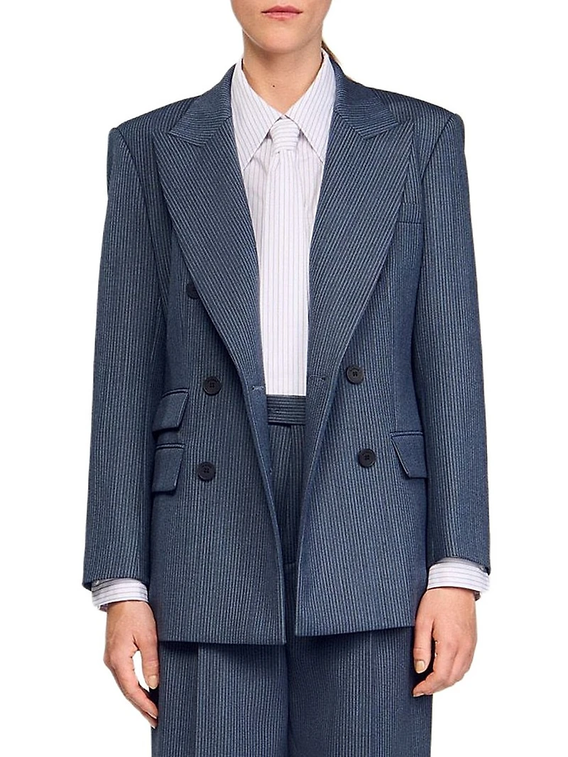 Striped Tailored Jacket