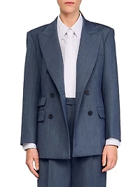 Striped Tailored Jacket