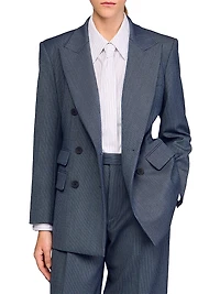 Striped Tailored Jacket
