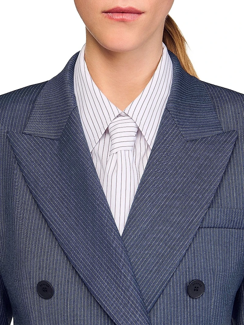 Striped Tailored Jacket
