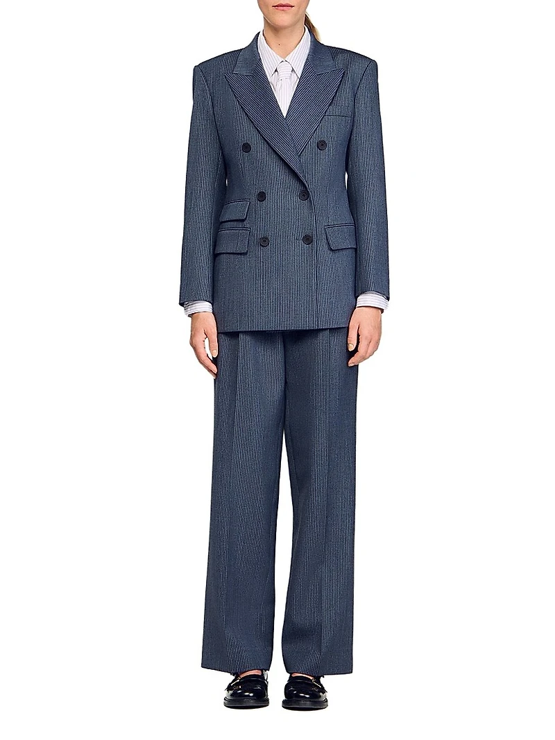 Striped Tailored Jacket