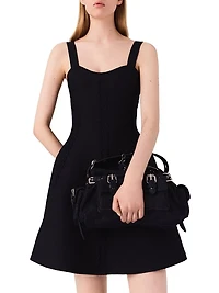 Short Knitted Babydoll Dress