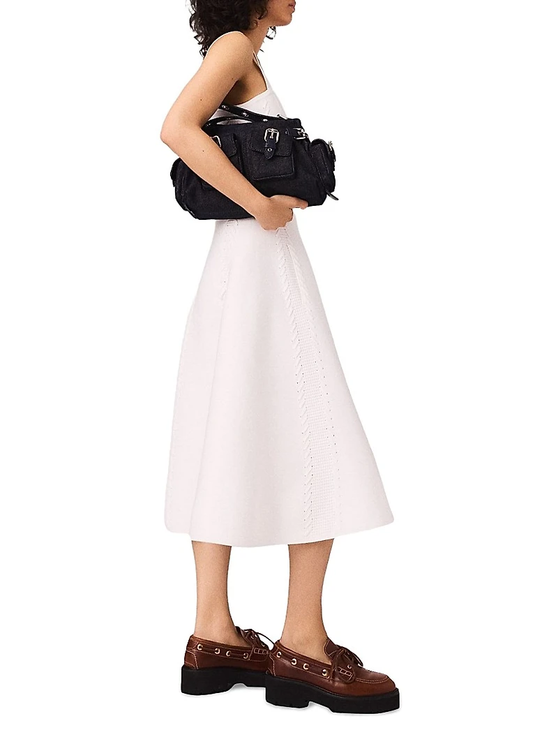 Long Knit Babydoll Dress