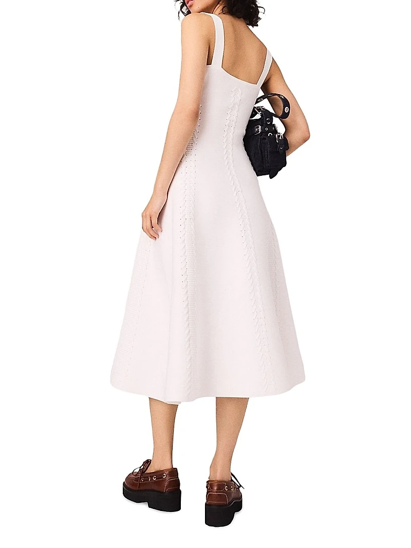 Long Knit Babydoll Dress