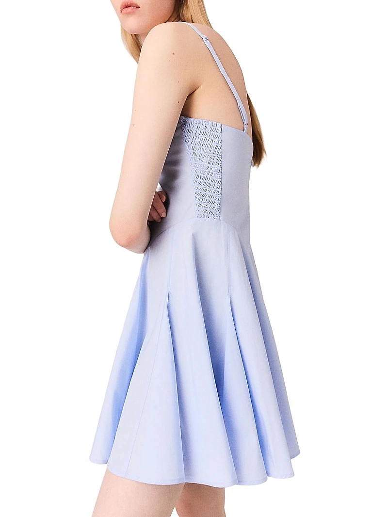 Short Cotton Babydoll Dress