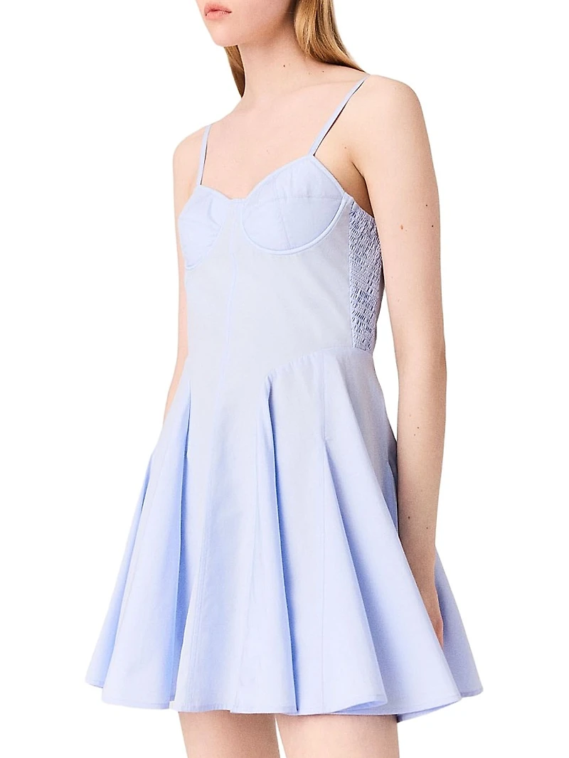 Short Cotton Babydoll Dress