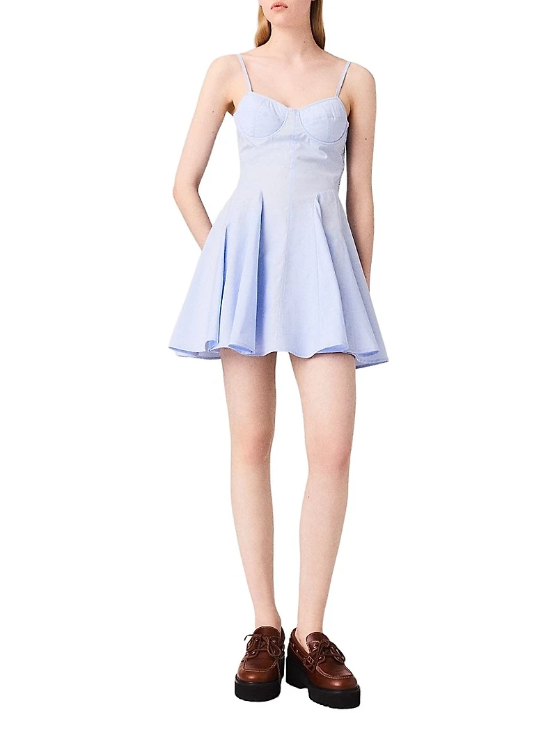 Short Cotton Babydoll Dress