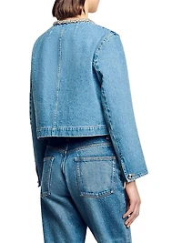Rhinestone Denim Jacket