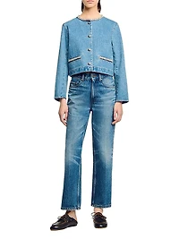 Rhinestone Denim Jacket