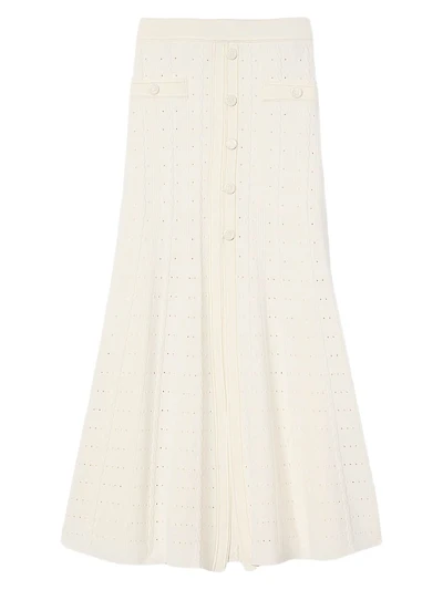 Pointelle Knit Skirt