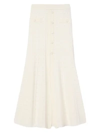 Pointelle Knit Skirt