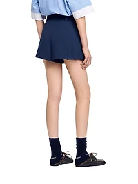 Tailored Pleated Shorts