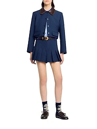 Tailored Pleated Shorts