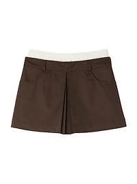 Pleated Skort