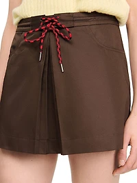 Pleated Skort