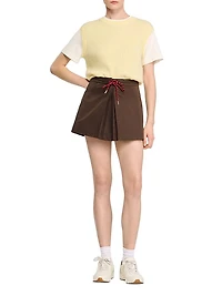 Pleated Skort
