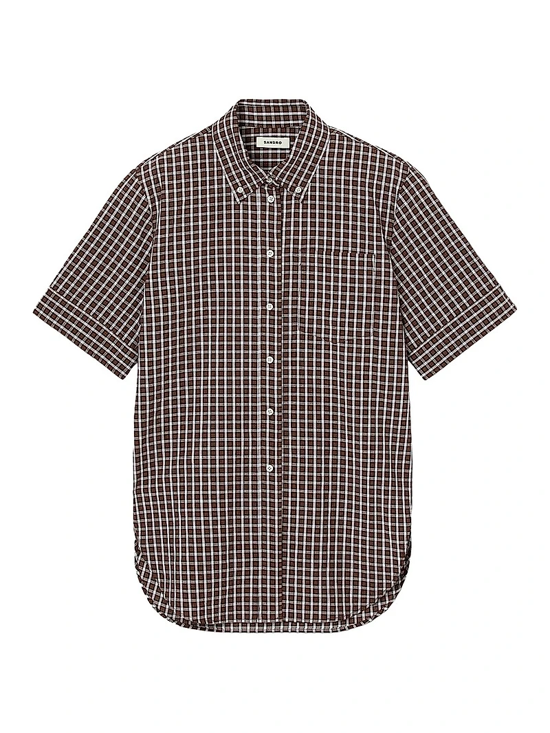 Oversized Check Shirt