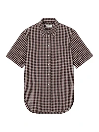 Oversized Check Shirt