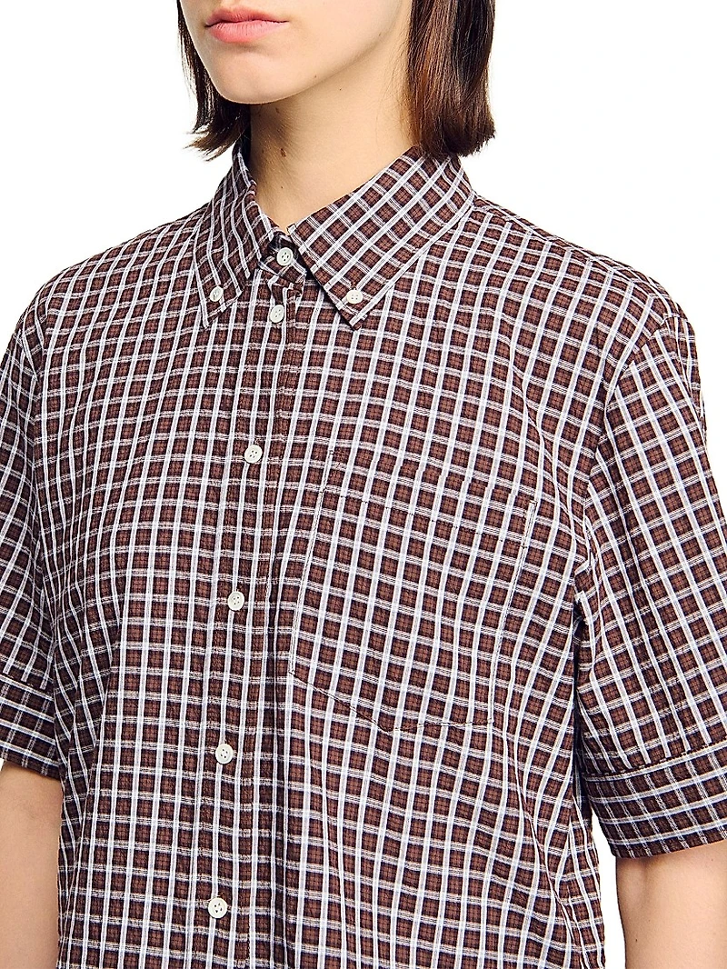 Oversized Check Shirt