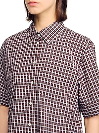 Oversized Check Shirt