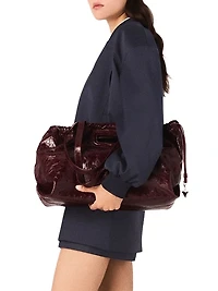 Zipped Mixed Wool Bomber Jacket