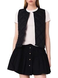 Short Velvet Collar Studded Jacket