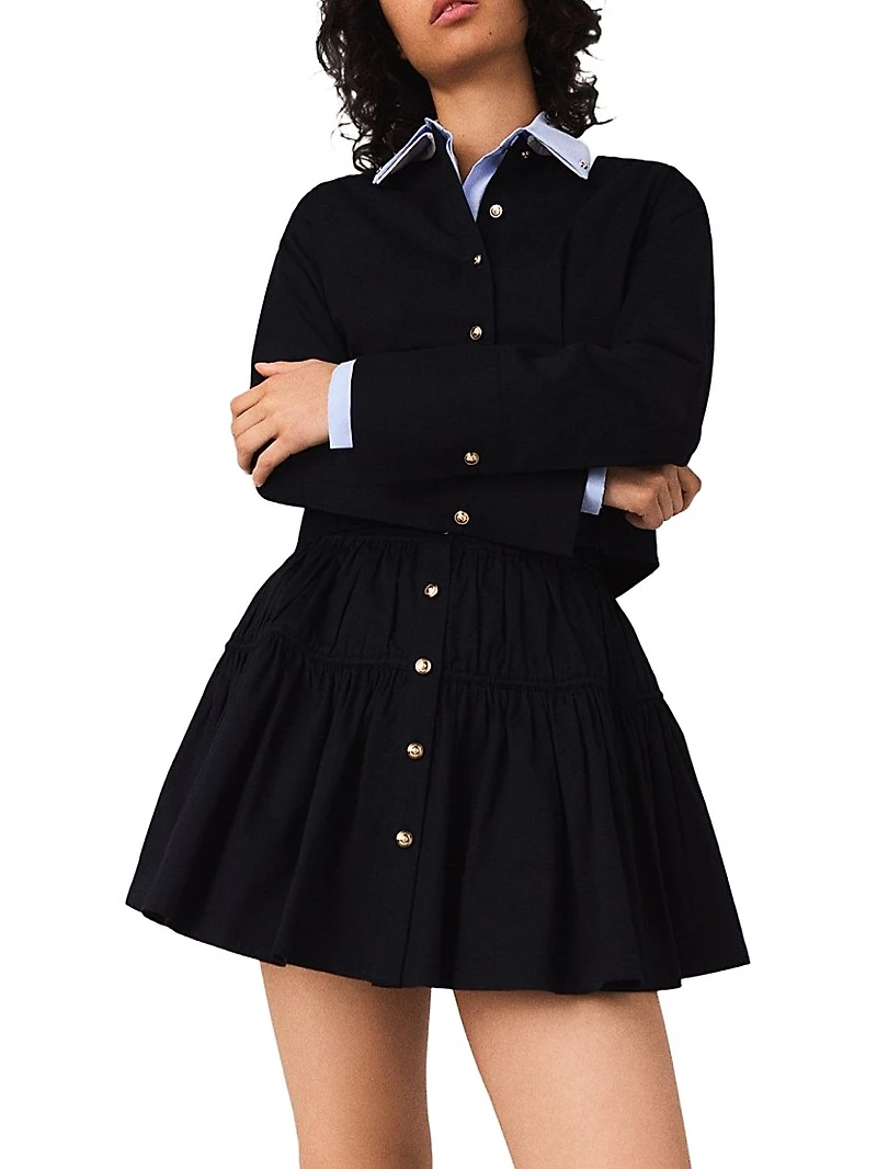 Short Elasticated Waist Skirt