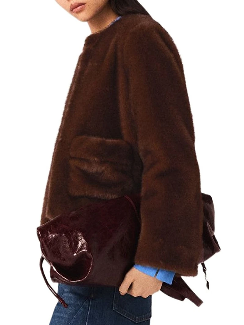 Short Faux Fur Coat