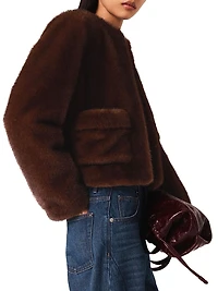 Short Faux Fur Coat