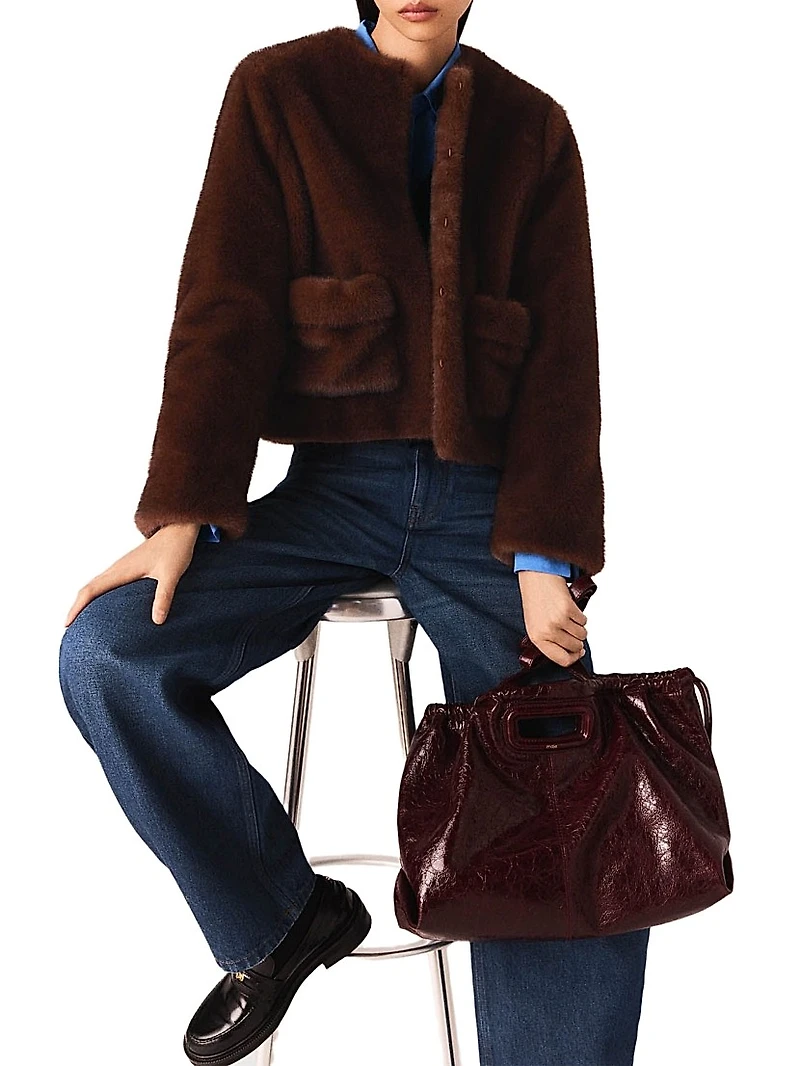 Short Faux Fur Coat