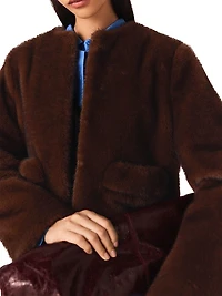 Short Faux Fur Coat