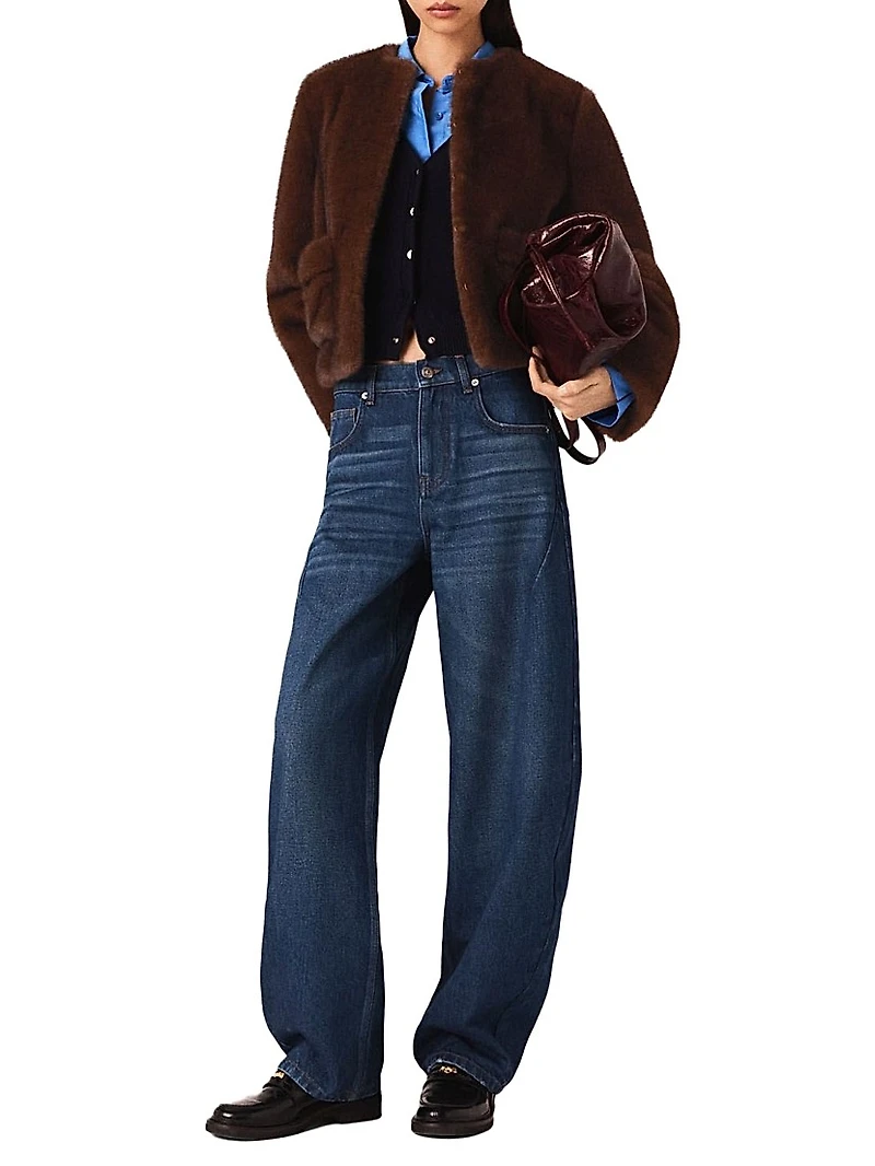 Short Faux Fur Coat