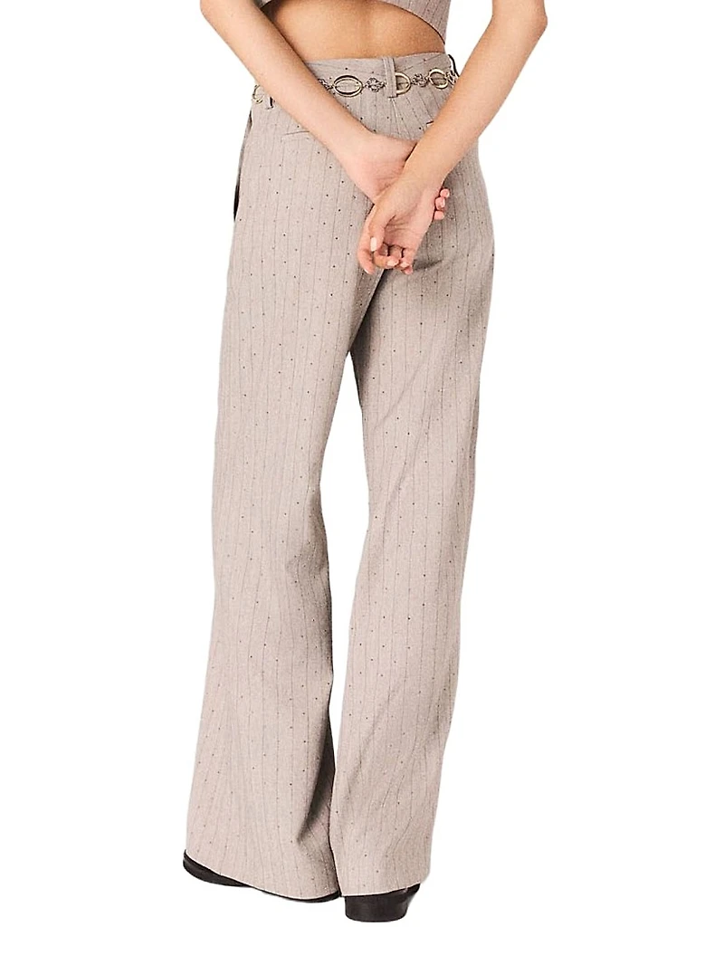 Rhinestone Suit Trousers