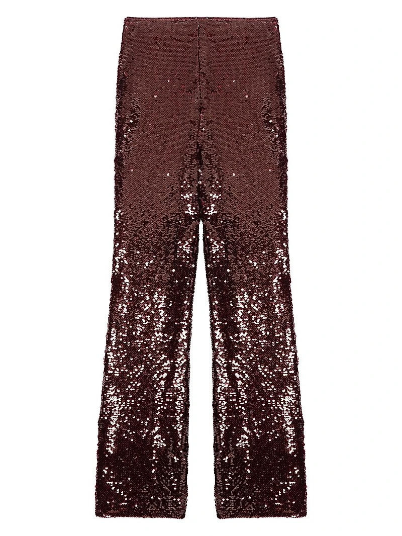 Sequin-Embroidered Trousers